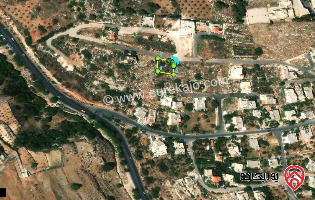 قطعة ارض مساحة 600م للبيع من أراضي غرب عمان - وادي السير
