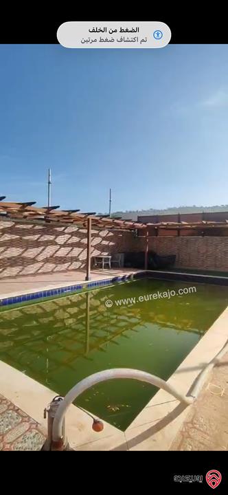 مزرعة فاخرة بمواصفات عالية مساحة البناء 200م على أرض 4 دونم للبيع في الزرقاء - بيرين