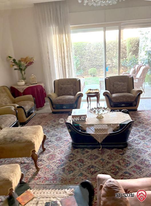 شقة طابقية ارضية مساحة 355م مع حديقة 500م للبيع في عمان - الشميساني