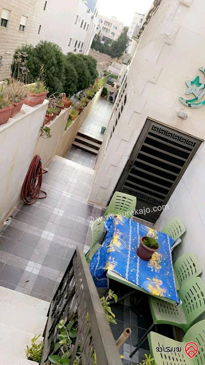 شقة شبه ارضية مساحة 196م للبيع في عمان - شفا بدران