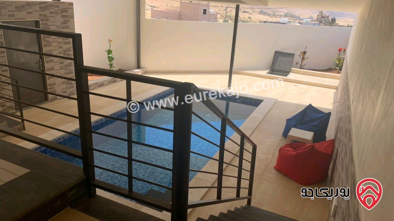 مزرعة مساحة البناء 100م على أرض 4 دونم و 952م للبيع في البحر الميت - الروضة