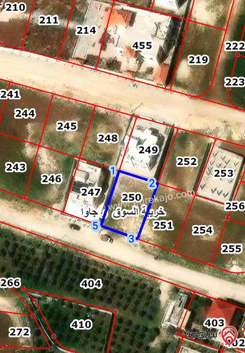 قطعة ارض مساحة 500م للبيع في عمان - جاوا الرفيسه الغربية