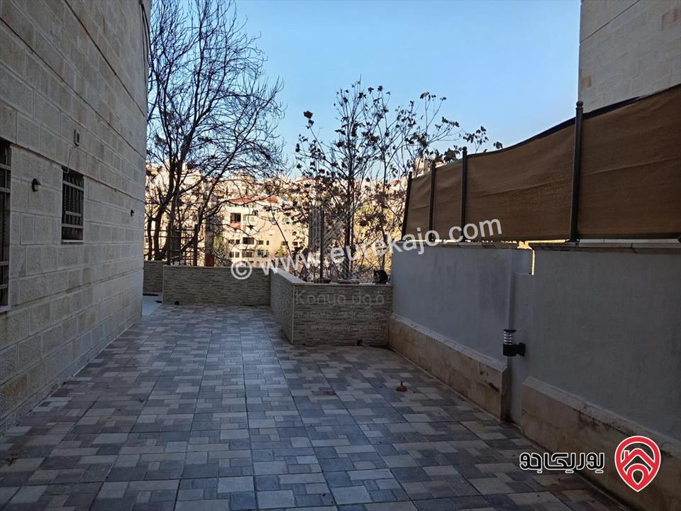 شقة تسوية مساحة 180م داخلي و 200م خارجي مفروشة للايجار في عمان - عبدون