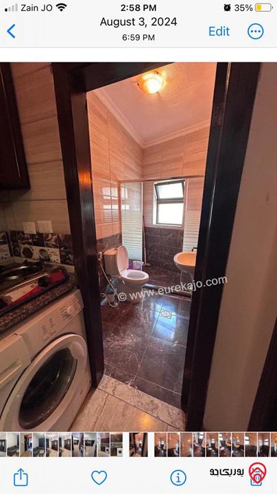 شقة طابق ثالث مساحة 82م مقسمة الى استديوهان للبيع في عمان - الجبيهة  