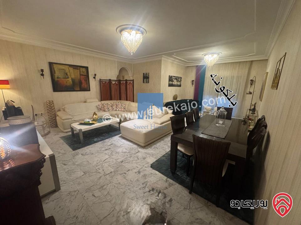 شقة طابق ثالث 140م تشطيب سوبر ديلوكس للبيع في عمان - أم السماق