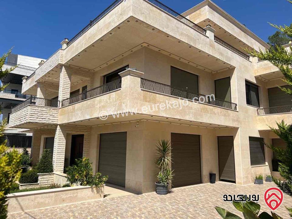 شقة فاخرة طابق أول مساحة 400م للإيجار في عمان - رجم عميش