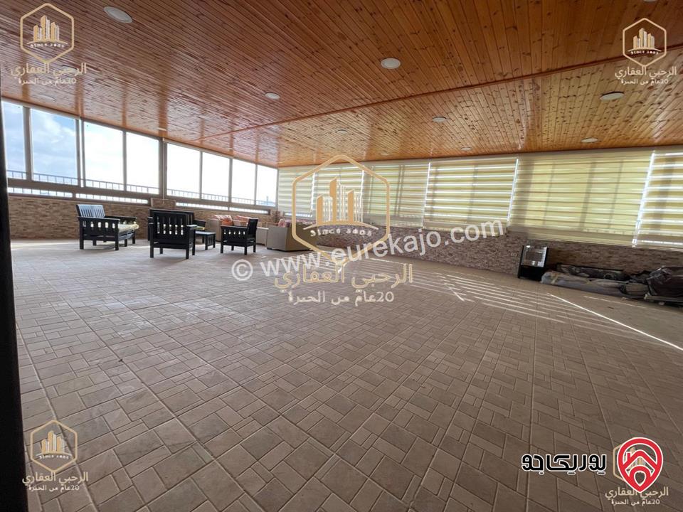 شقة طابق ثالث مع رووف سوبر ديلوكس مساحة 450م للايجار في عمان - خلدا