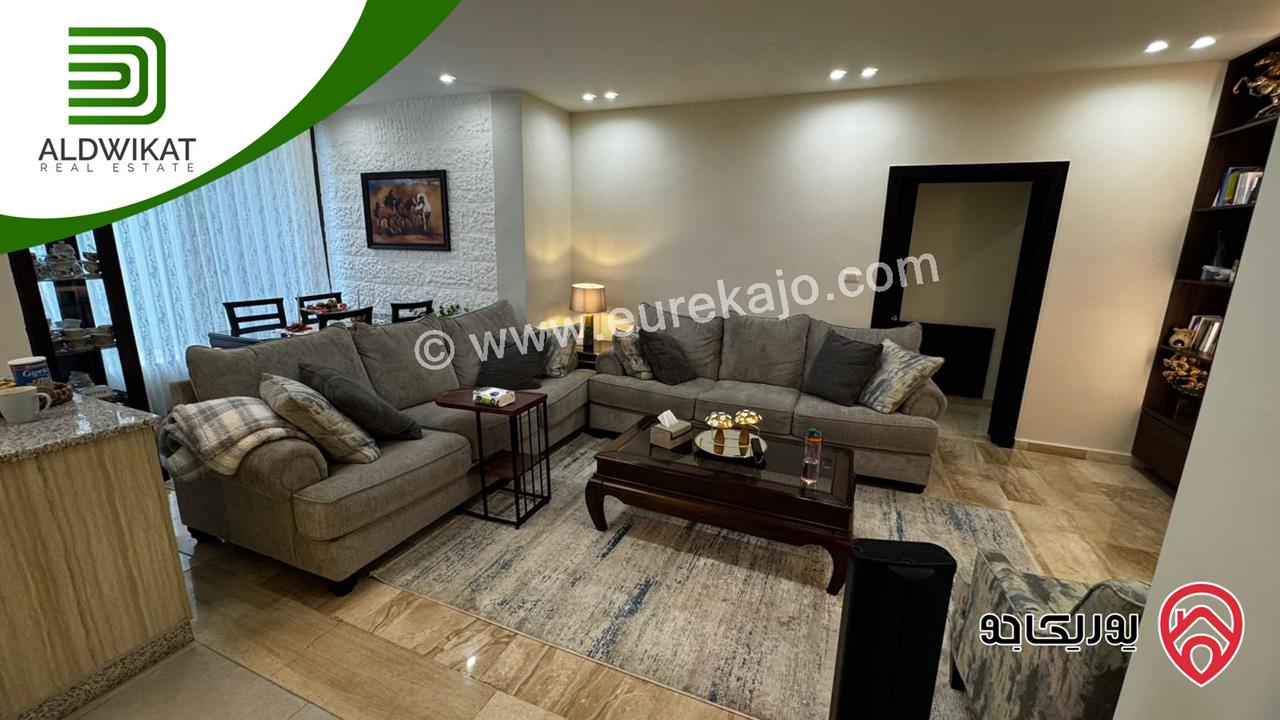 شقة أرضية للبيع في عمان - خلدا مساحة البناء 170م و مساحة الترس 20م موقع مميز