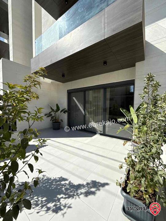  Fully furnished luxury ground floor apartment 100 Sqm for rent in Amman – North Abdoun