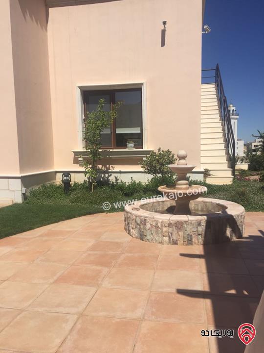فيلا إسبانية فاخرة مساحة 420م على أرض 764م للايجار في عمان - طريق المطار