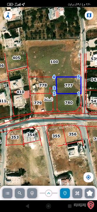 قطع أراضي بمساحات وأسعار مختلفة كما موضحة بالاعلان للبيع في السلط كافة المناطق
