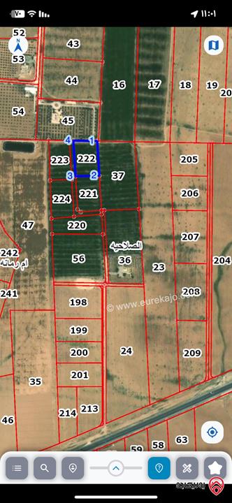 ارض مساحة 3400م للبيع من أراضي جنوب عمان - طريق المطار بجانب المزارع و الشاليهات و الفلل منطقة الصلاحية 