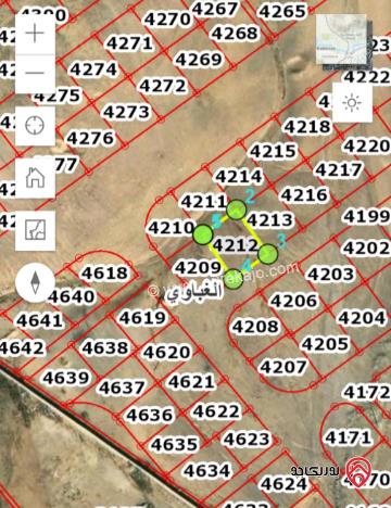 قطعة أرض مساحة 497م للبيع في الزرقاء - الغباوي	