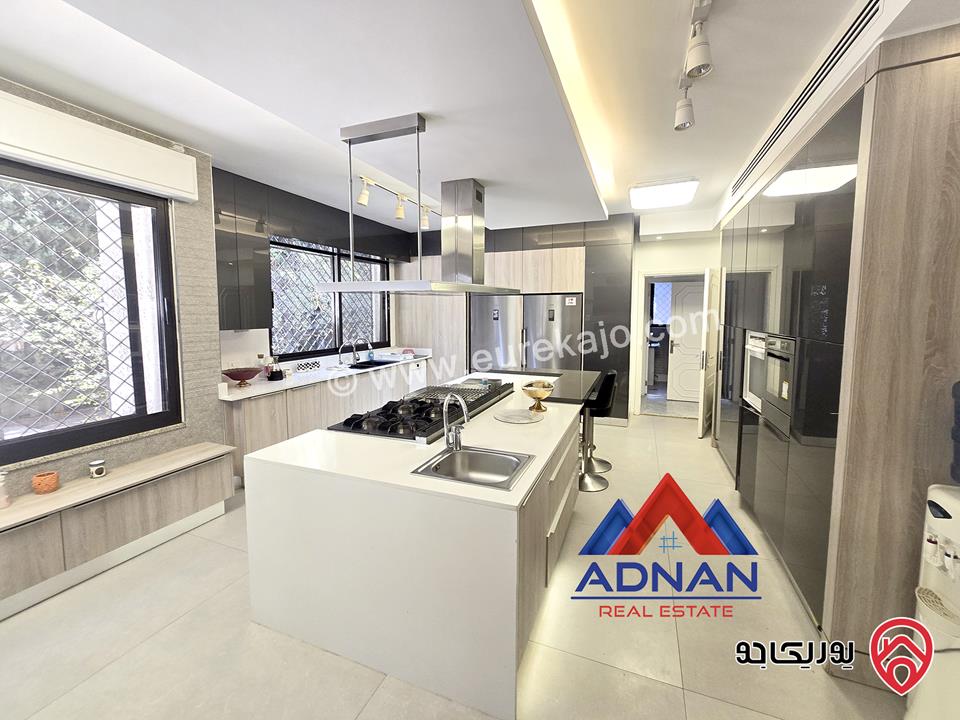 فيلا مستقلة مساحة 650م على أرض 850م مفروشة للايجار في عمان - خلدا