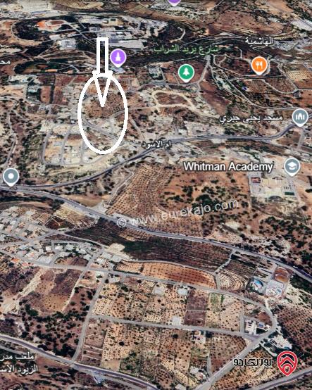 ارض مساحة 580م للبيع في عمان - منطقة بدر الجديدة حوض الحديب