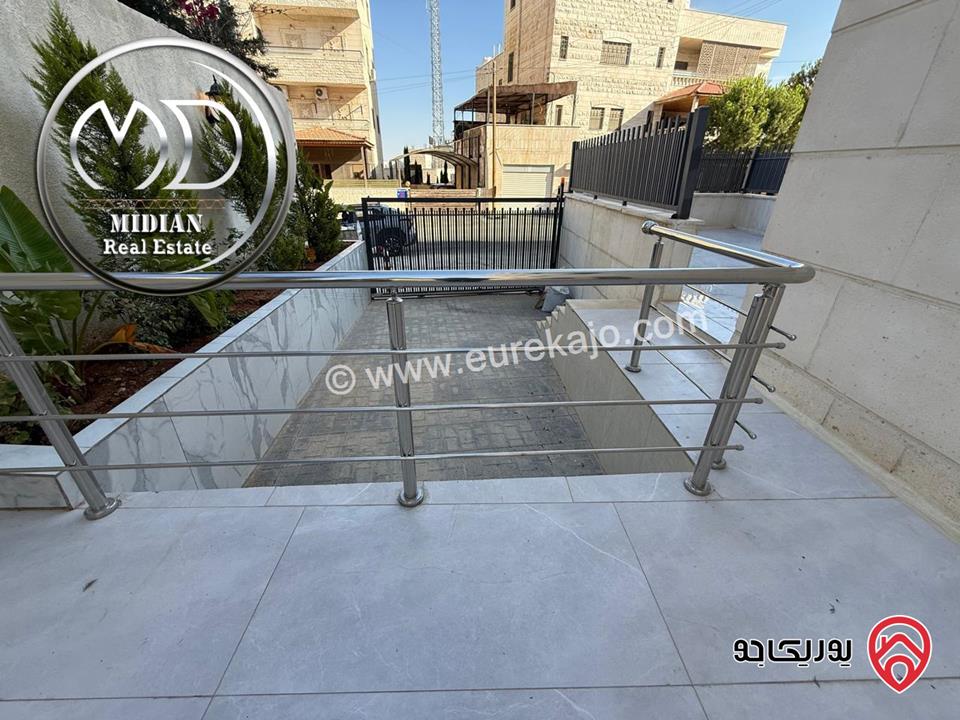 شقق أرضي و شبه أرضي جديدة للبيع في عمان - المدينة الرياضية مساحات 130م & 170م تشطيبات ديكورات سوبر ديلوكس بأسعار مميزة