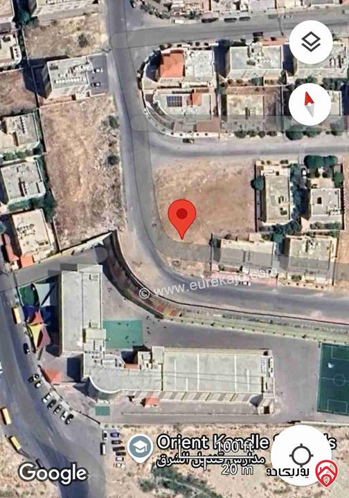 ارض استثمارية مساحة 500م للبيع في عمان - طبربور - منطقة فلل