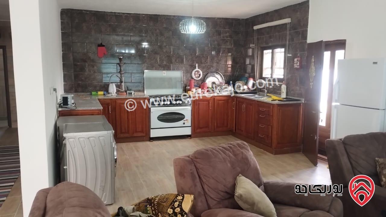 منزل مستقل مساحة 150م على أرض 1020م للايجار مفروش في الشوبك 