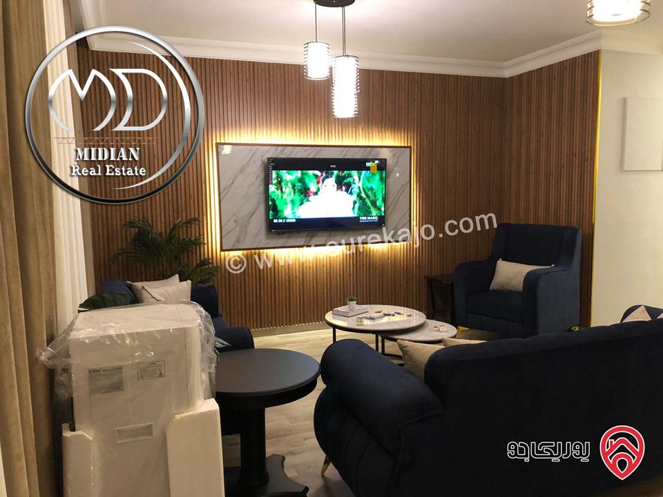شقق مفروشة للايجار في عمان - عبدون مساحات 105م تشطيبات و فرش فاخر اطلالة جميلة بسعر مميز