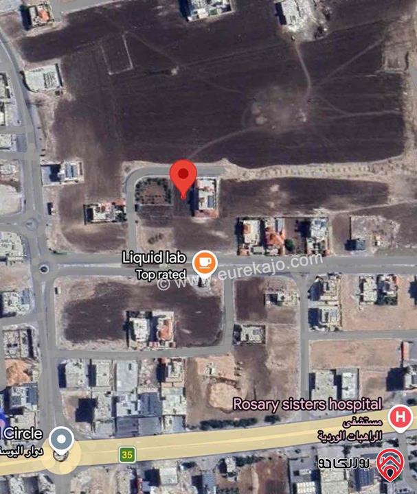 قطعة ارض بمساحة 1069 متر للبيع في اربد / ايدون 