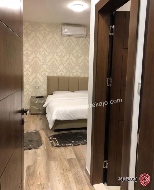 شقة فاخرة مفروشة طابق أول مساحة 105م للايجار في عمان - عبدون