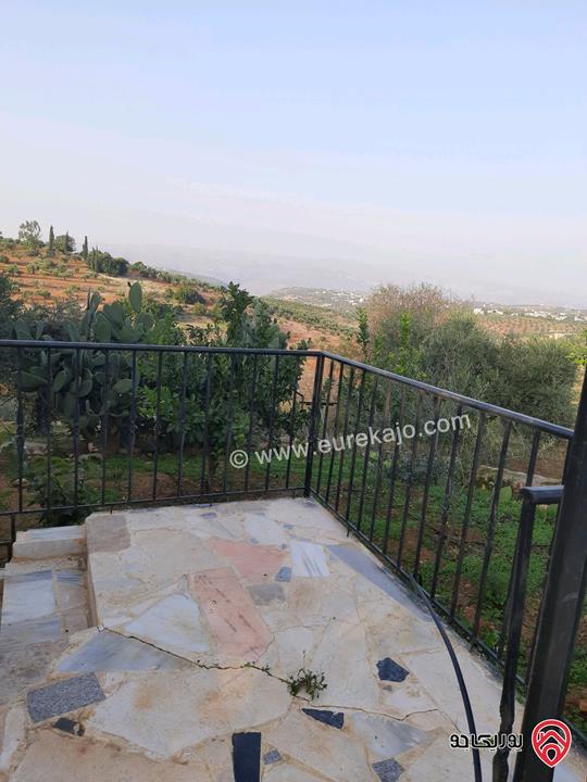 مزرعة زيتون مساحة الأرض 8 دونم و 588م و البناء مساحة 100م للبيع في السلط