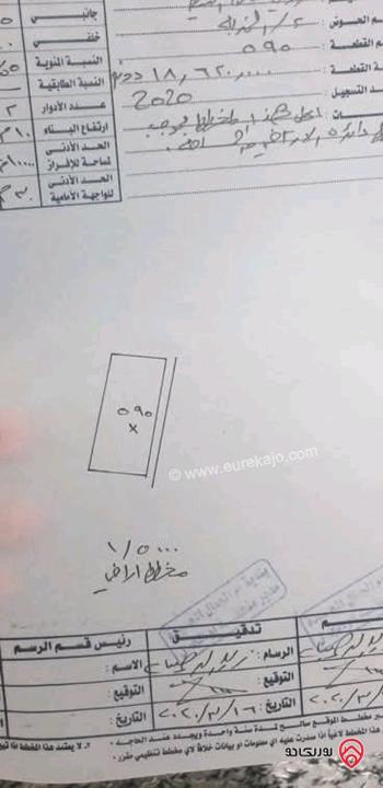 قطعة أرض مساحتها 18 دونم و 620م قوشان مستقل، جميع الخدمات متوفرة، للبيع في محافظة المفرق - ام الجمال