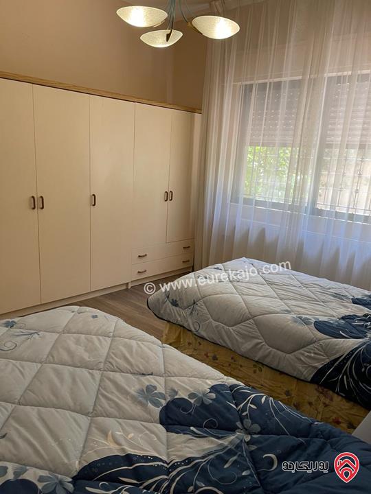 شقة فاخرة مفروشة أرضية مساحة 150م للايجار في عمان - ام اذينة