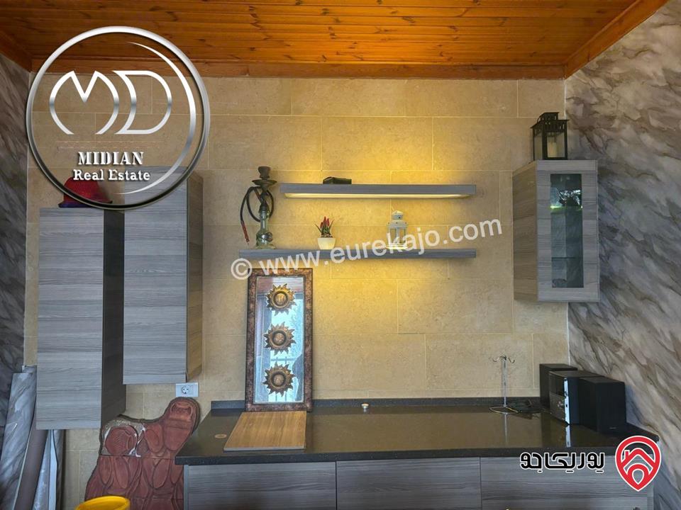 شقة دوبلكس للبيع طابق اخير مع روف في عمان - حي الصحابة مساحة 260م مع تراسات تشطيبات ديكورات عصرية فاخرة اطلالة رائعة