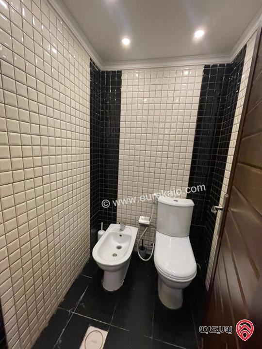 شقة مفروشة شبه ارضي مساحة 225م للايجار في عمان - ضاحية الرشيد