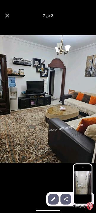 شقة طابق اول مساحة 135م مفروشة للبيع في عمان - البنيات من المالك مباشرة  