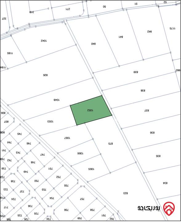 قطعة أرض مساحة 4216م للبيع في عمان - القسطل حوض الموارس تبعد عن طريق المطار 3 كم تقريبا 