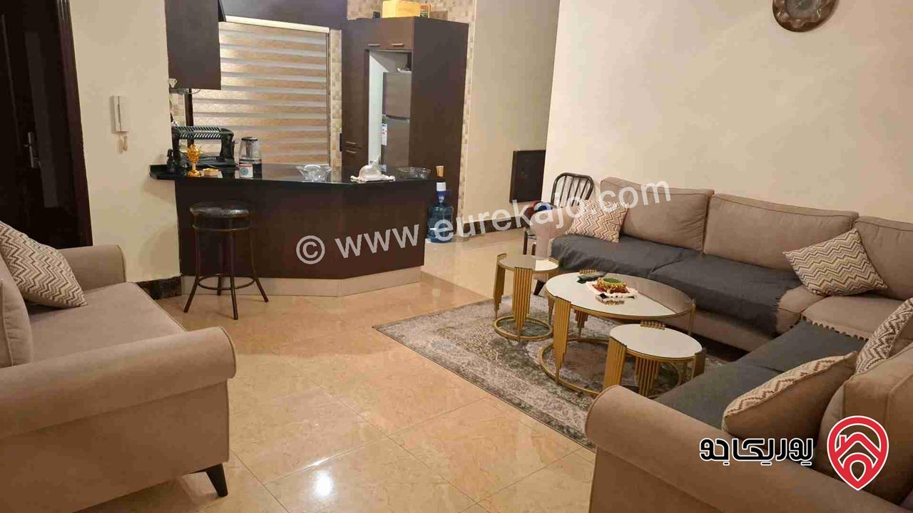 شقة مفروشة ديلوكس طابق أول مساحة 135م للايجار في عمان - الجندويل