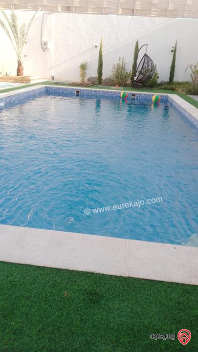 شاليه مساحة الأرض 407م والبناء 150م للبيع في البحر الميت - جوفة الكفرين