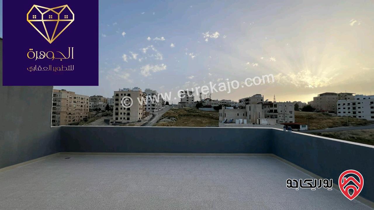 طابق اخير مع روف دوبلكس فاخر مساحة 150م عرض خاص ع اخر شقة في عمان - تلاع العلي 