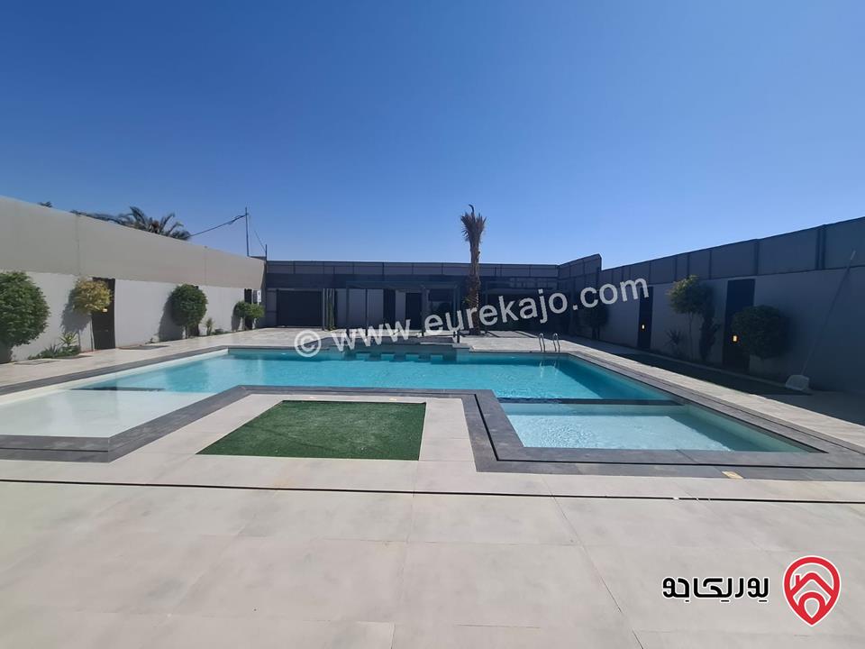 مزرعة مساحة الأرض 650م ومساحة البناء 225م للبيع في البحر الميت - السويمة 