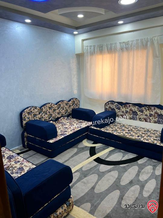 شقة مفروشة من بيت مستقل مساحة 125م للايجار في اربد قرب دوار صحارى