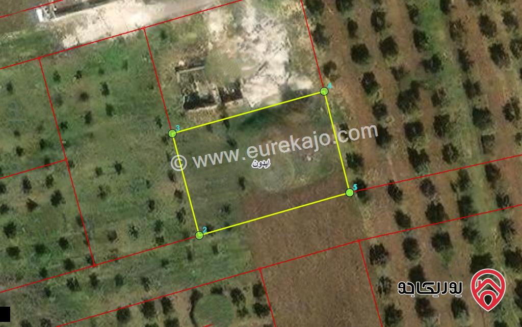 قطعة ارض مساحة 1005م للبيع في اربد - ايدون 