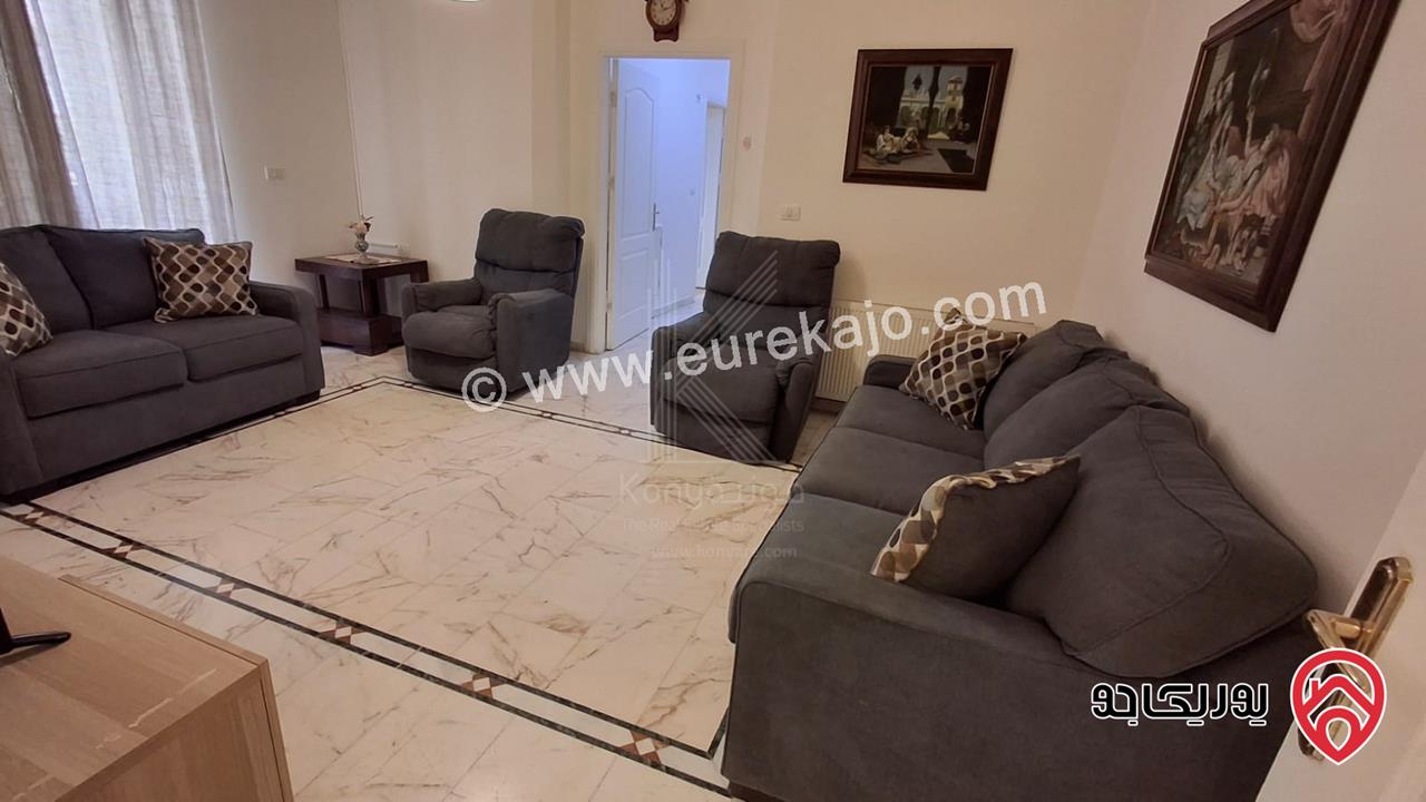 شقة فاخرة مفروشة مساحة 200م داخلي و 40م خارجي للبيع في عمان - دير غبار