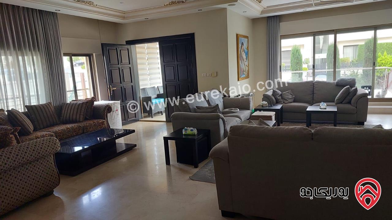 شقة ديلوكس مساحة 313م تصلح لسفارات للبيع مفروشة في عمان - عبدون الجنوبي 