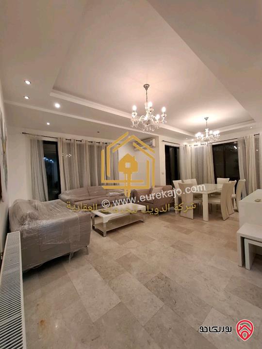 شقة مفروشة طابق ثاني مساحة 200م للإيجار في عمان - ضاحية الأمير راشد 