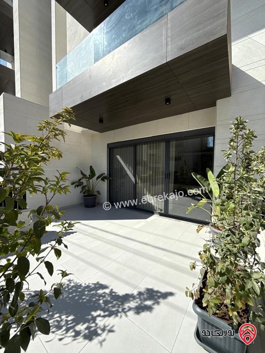 Fully furnished luxury ground floor apartment 100 Sqm for rent in Amman – North Abdoun