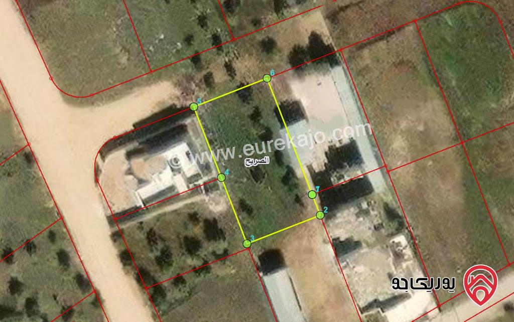 قطعة ارض مساحة 726م للبيع في اربد - جنوب صالة السفير 