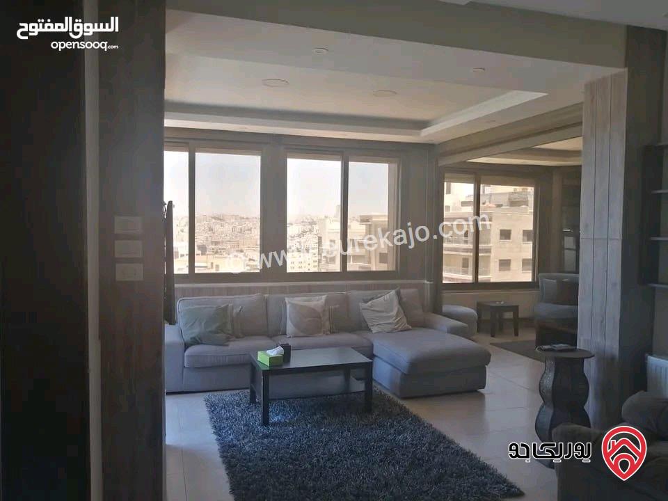 شقة مفروشة مساحة 100م طابق الخامس للايجار في عمان - الرابية
