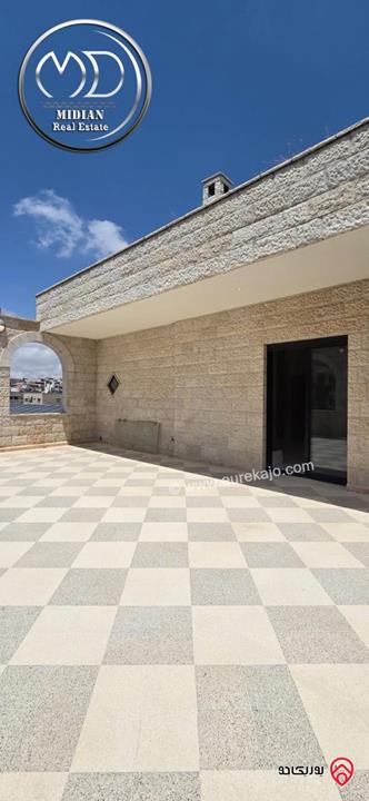 رووف طابقي فارغ للايجار في عمان - أجمل مواقع ام السماق مساحة 500م مع تراسات تشطيبات ديكورات عصرية فاخرة اطلالة رائعة