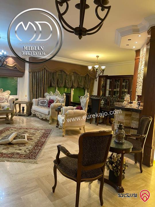 شقة مفروشة للايجار في عمان - دير غبار مساحة 300م طابق ثالث تشطيبات سوبر ديلوكس تصلح للأجانب و الهيئات الدبلوماسية