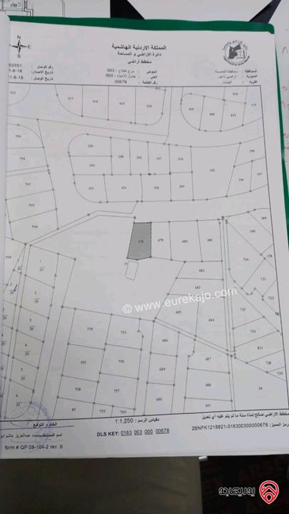 قطعة أرض مساحة 567م للبيع في عمان - من أراضي ناعور البنيات قريبة من جامعة البتراء مطلة قريبة من شارع المطار 