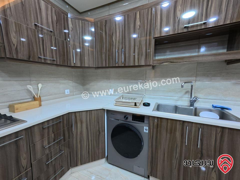 شقة مفروشة فاخرة طابق أول مساحة 180م للايجار في عمان - ام السماق 