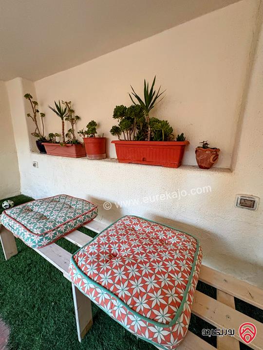 Furnished apartment 120 sqm with terrace 70 sqm For rent in Amman - Um Uthayna