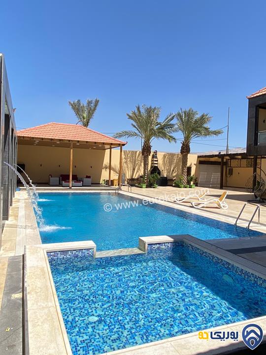 مزرعة - شاليه أيمن Ayman Chalet للايجار اليومي في البحر الميت 